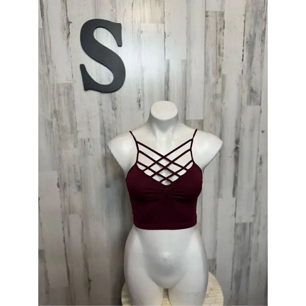 Red crop top